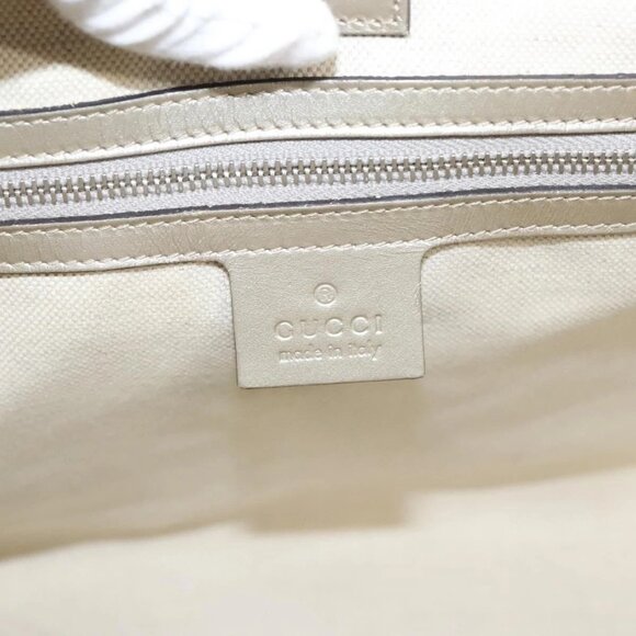 GUCCI GG Implementation Tote Bag Silver 197953 Auth 126051 - Picture 12 of 16